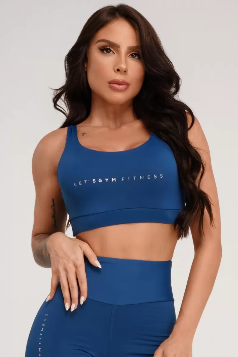 Lets Gym - Sports bra Basic Evolve Dark Blue - 2389AZE Lets Gym - Sports bra Basic Evolve Dark Blue - 2389AZE