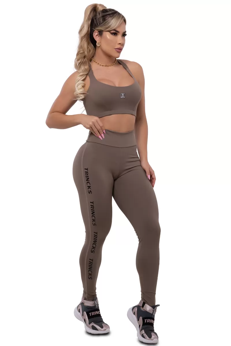 Trincks - Basic Cappucino Leggings and Top Set - 