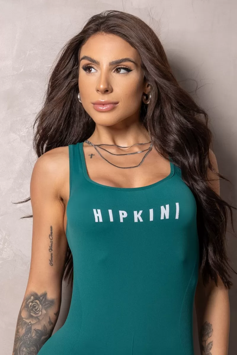 Hipkini - Green Elevate Seamless Romper - 33331054 Hipkini - Green Elevate Seamless Romper - 33331054
