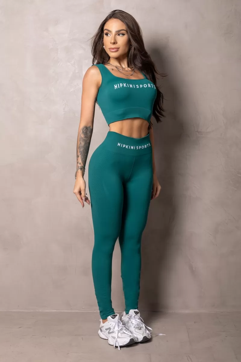 Hipkini - Green Elevate Seamless Top - 33331052