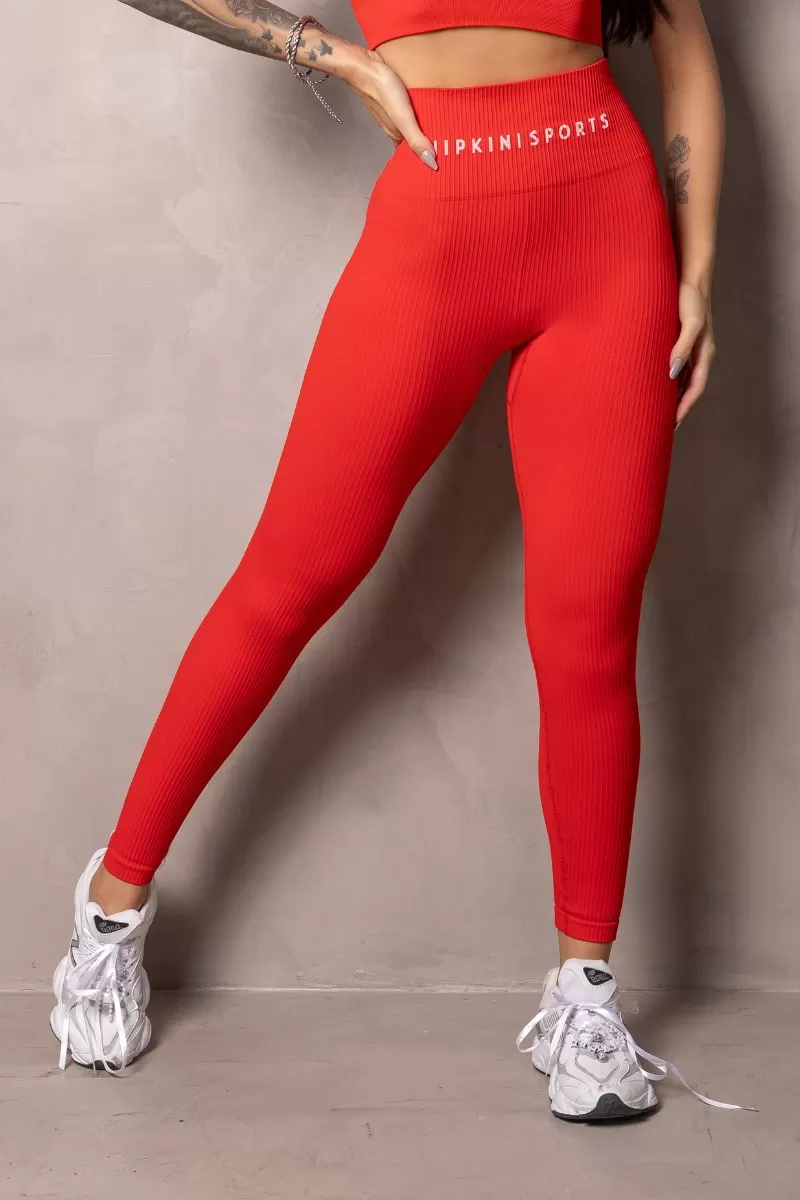 Hipkini - Red Elevate Seamless Leggings - 33331056