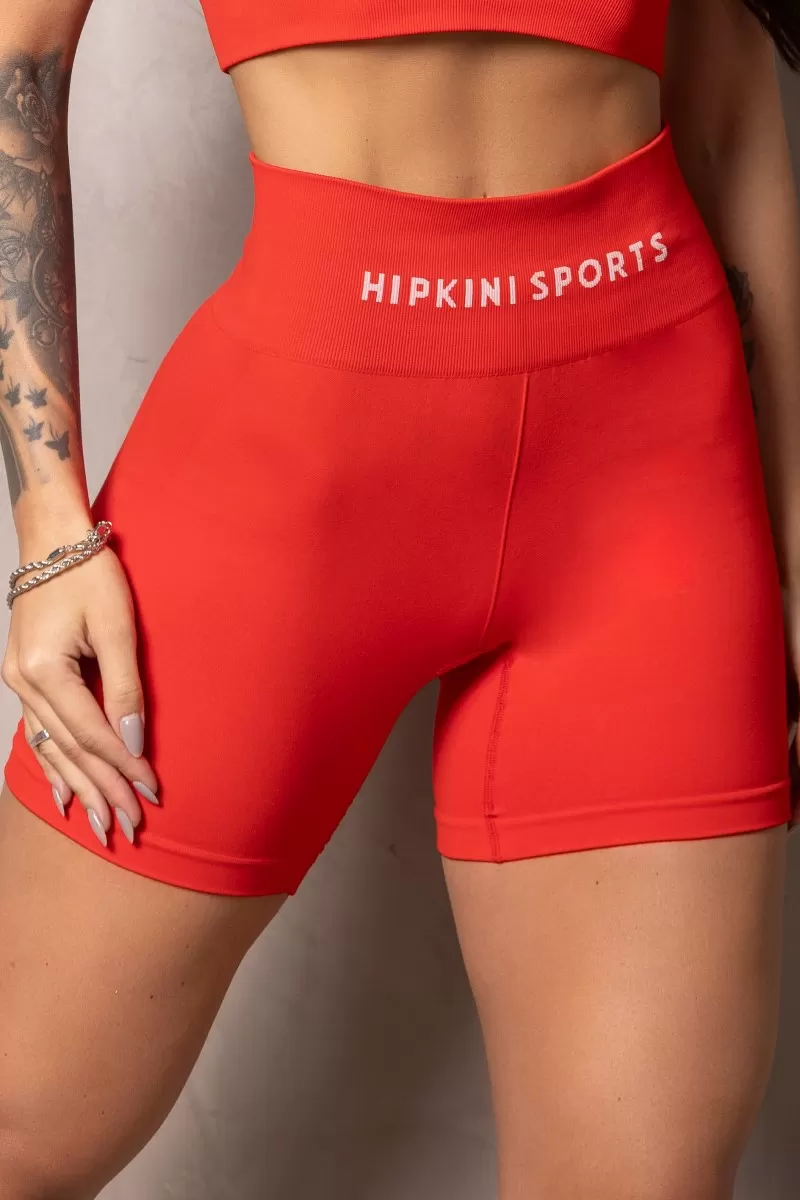 Hipkini - Seamless Elevate Shorts Red - 33331057