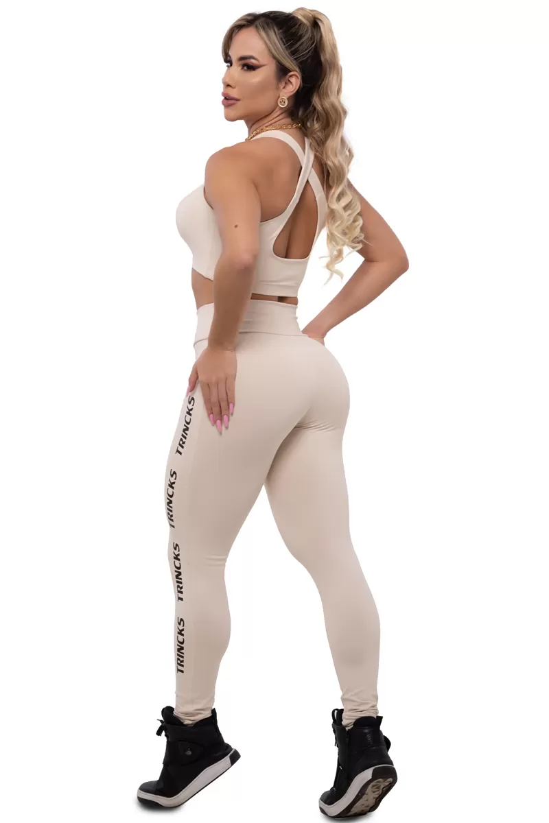 Trincks - Basic Off White Leggings and Top Set - 