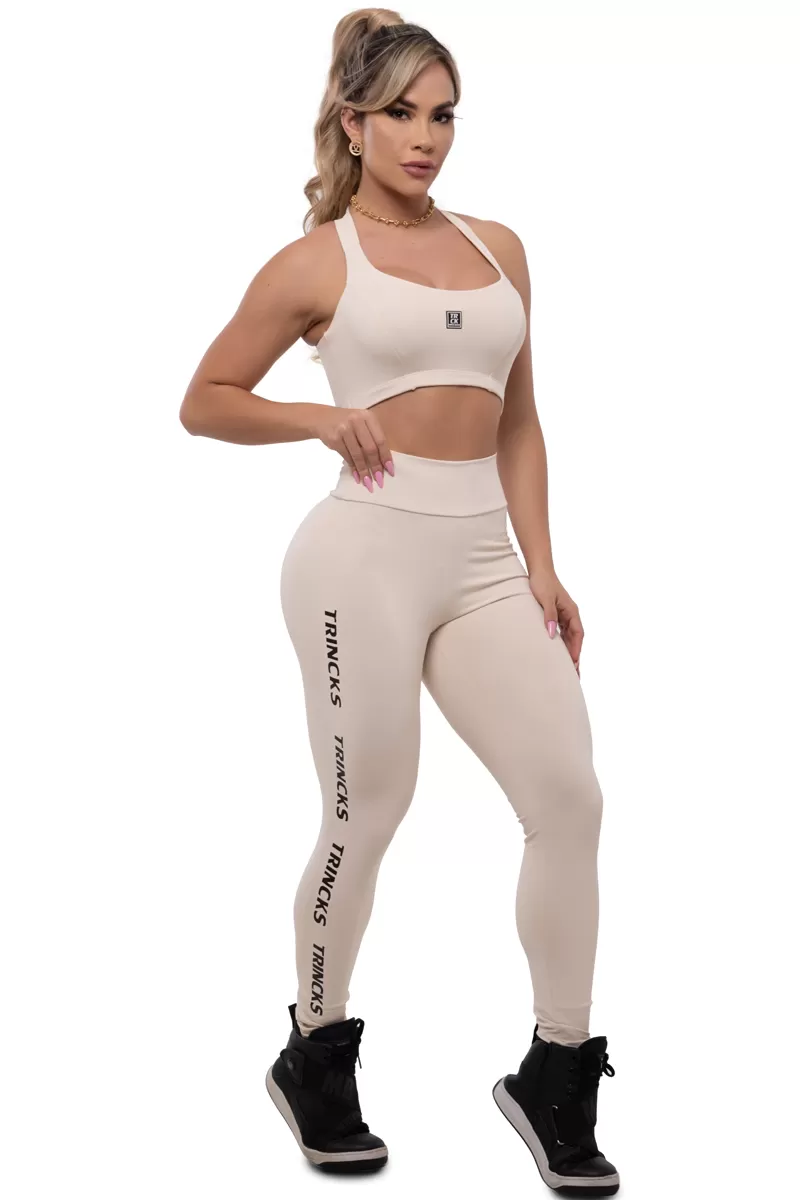 Trincks - Basic Off White Leggings and Top Set - 