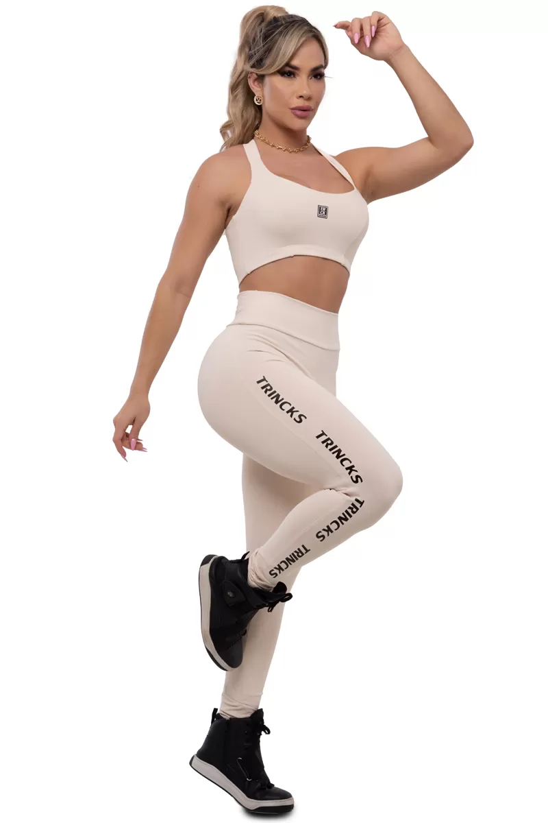 Trincks - Basic Off White Leggings and Top Set - 