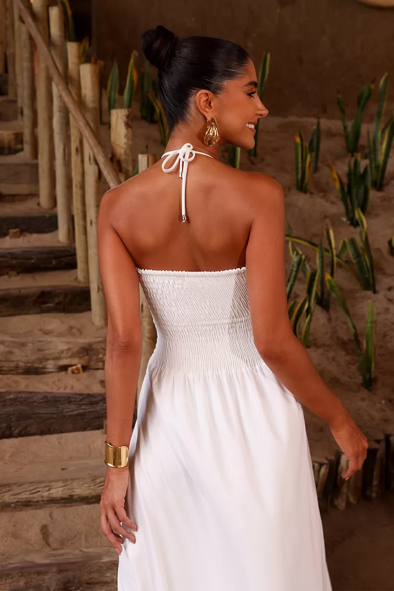 Dot Clothing - Dress Dot Clothing Long Karina White - 2546BRANCO Dot Clothing - Dress Dot Clothing Long Karina White - 2546BRANCO