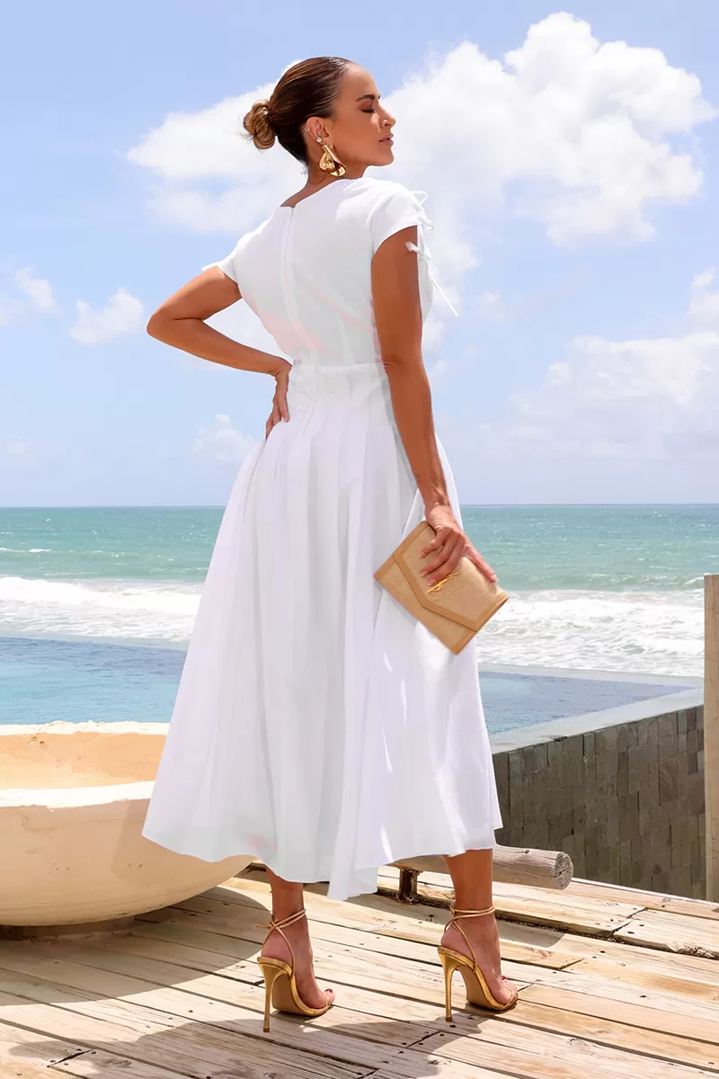 Dot Clothing - Dress Dot Clothing Jennifer Midi White - 2544BRANCO Dot Clothing - Dress Dot Clothing Jennifer Midi White - 2544BRANCO