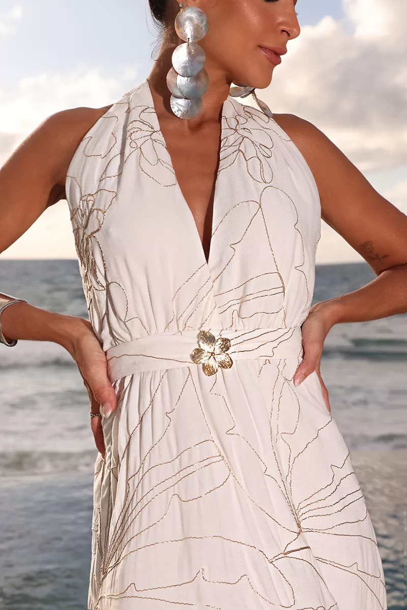Dot Clothing - Dress Dot Clothing Longo Patricia needlework Off White - 2594OFF Dot Clothing - Dress Dot Clothing Longo Patricia needlework Off White - 2594OFF