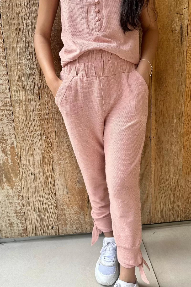 Hidrogênio - VILANE JOGGER PANTS WITH TIE ON THE LEG PINK - 18815021 Hidrogênio - VILANE JOGGER PANTS WITH TIE ON THE LEG PINK - 18815021
