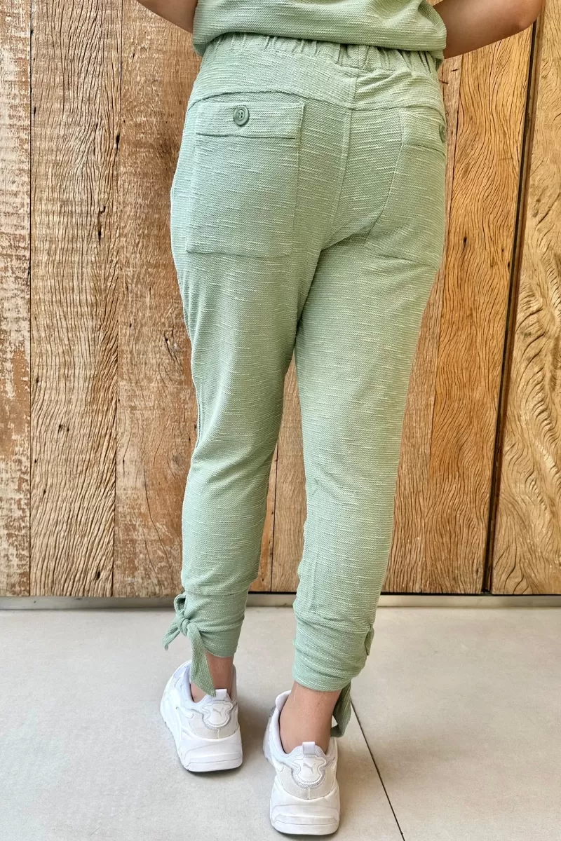Hidrogênio - VILANE JOGGER PANTS WITH TIE ON THE LEG GREEN SILVER - 18815398 Hidrogênio - VILANE JOGGER PANTS WITH TIE ON THE LEG GREEN SILVER - 18815398