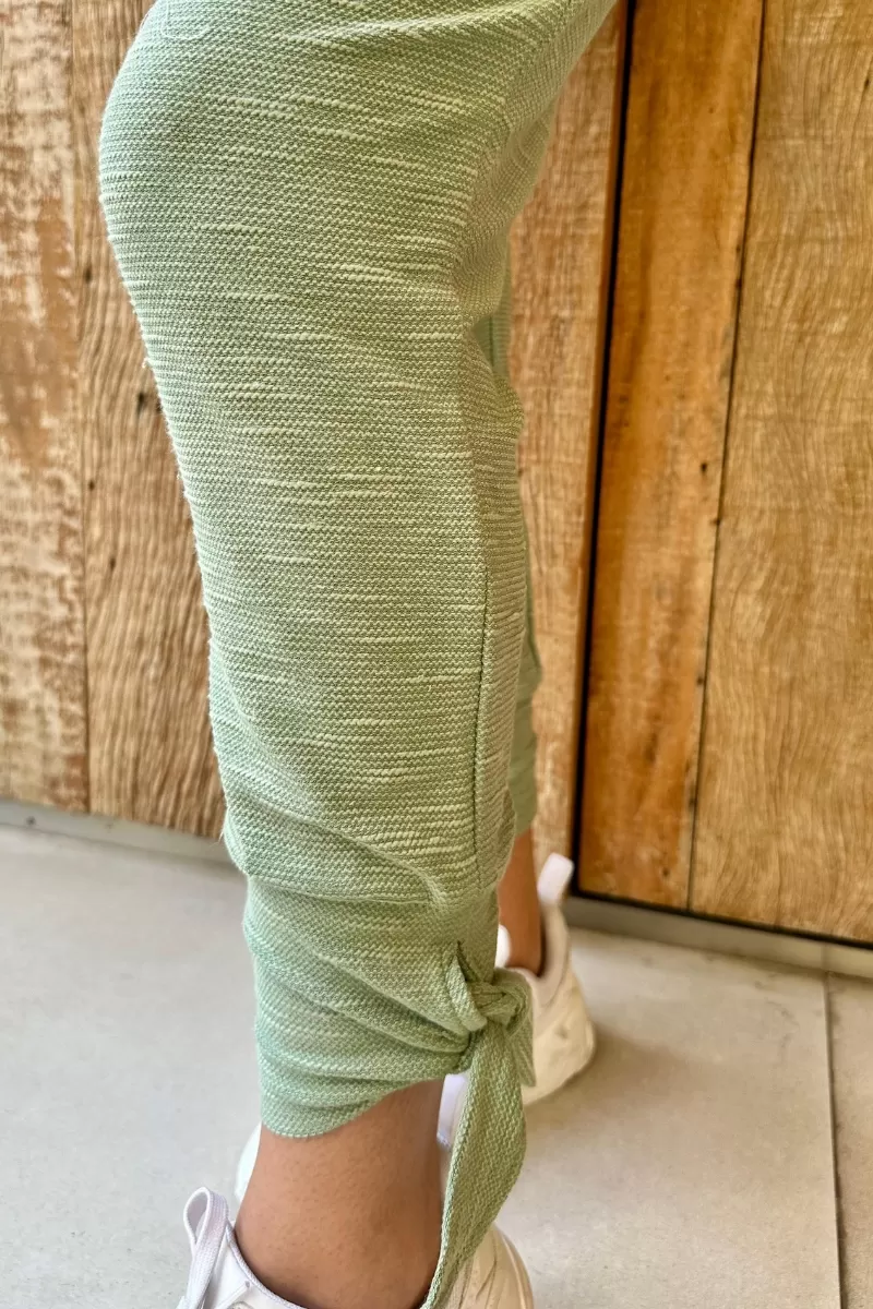 Hidrogênio - VILANE JOGGER PANTS WITH TIE ON THE LEG GREEN SILVER - 18815398 Hidrogênio - VILANE JOGGER PANTS WITH TIE ON THE LEG GREEN SILVER - 18815398