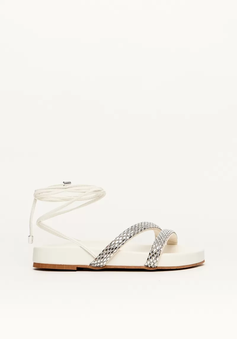 LANÇA PERFUME - Heels Papete With Shiny Straps And Tie Launches Perfume - 1409 LANÇA PERFUME - Heels Papete With Shiny Straps And Tie Launches Perfume - 1409
