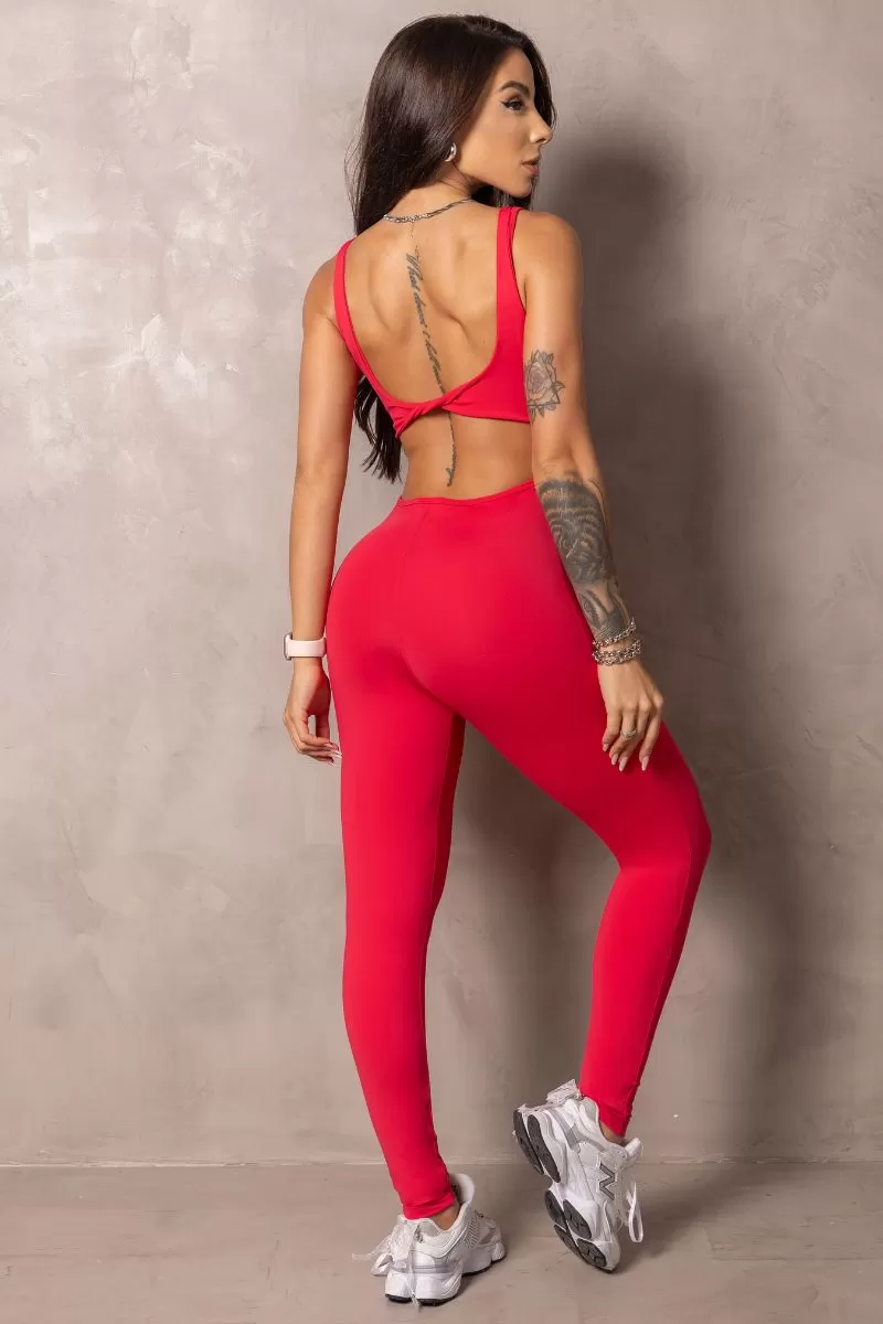 Hipkini - Stunning Magenta Jumpsuit with Silk - 33330898 Hipkini - Stunning Magenta Jumpsuit with Silk - 33330898