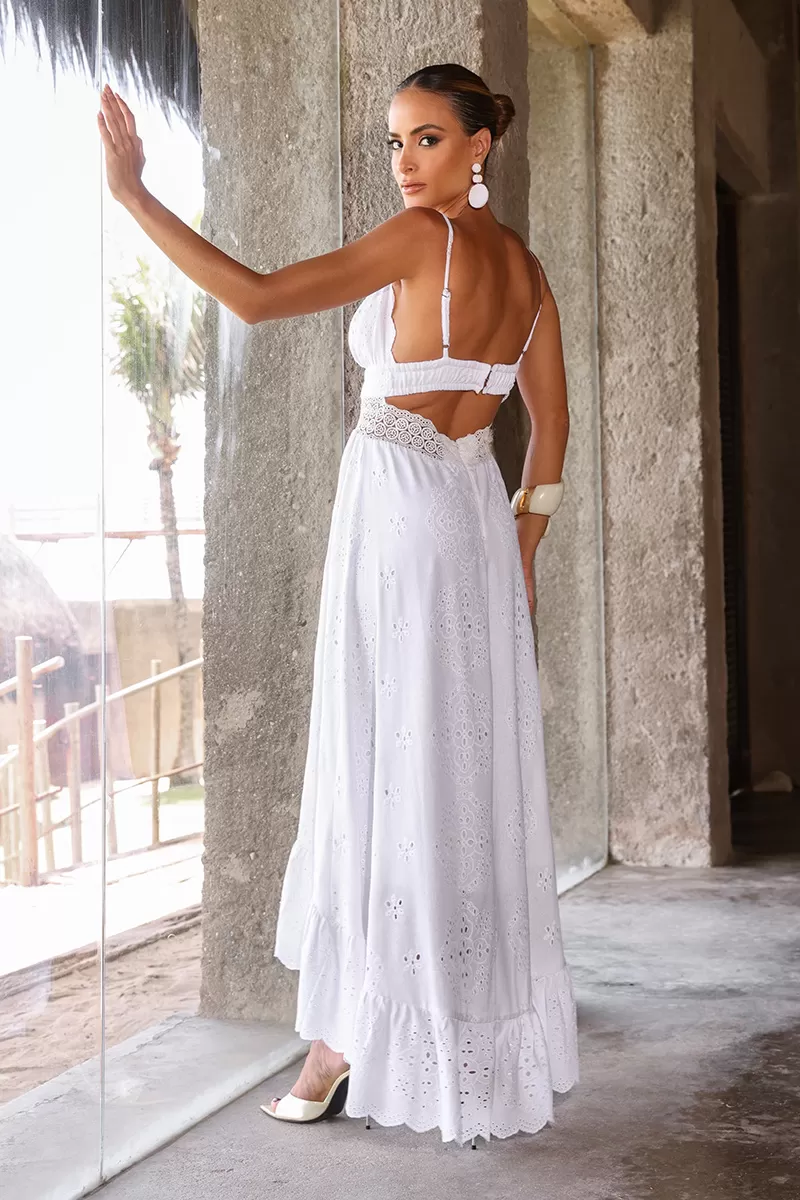 Dot Clothing - Dress Dot Clothing Lilian Mullet lace Off White - 2548OFF Dot Clothing - Dress Dot Clothing Lilian Mullet lace Off White - 2548OFF