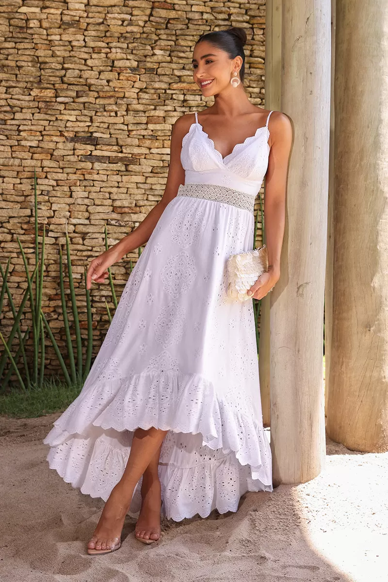 Dot Clothing - Dress Dot Clothing Lilian Mullet lace Off White - 2548OFF Dot Clothing - Dress Dot Clothing Lilian Mullet lace Off White - 2548OFF