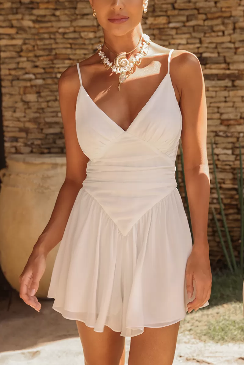 Dot Clothing - Romper Dot Clothing Celeste Off White - 2577OFF Dot Clothing - Romper Dot Clothing Celeste Off White - 2577OFF