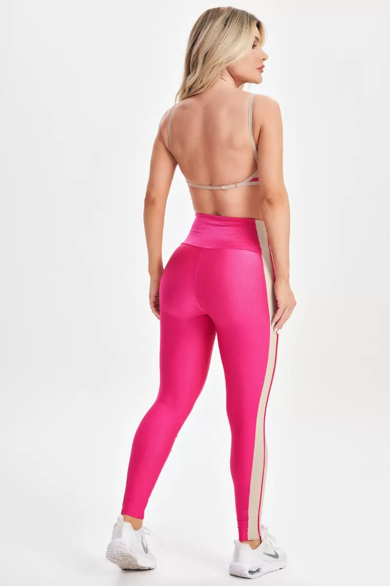 Lets Gym - Majestic Pink Leggings - 2710RP Lets Gym - Majestic Pink Leggings - 2710RP