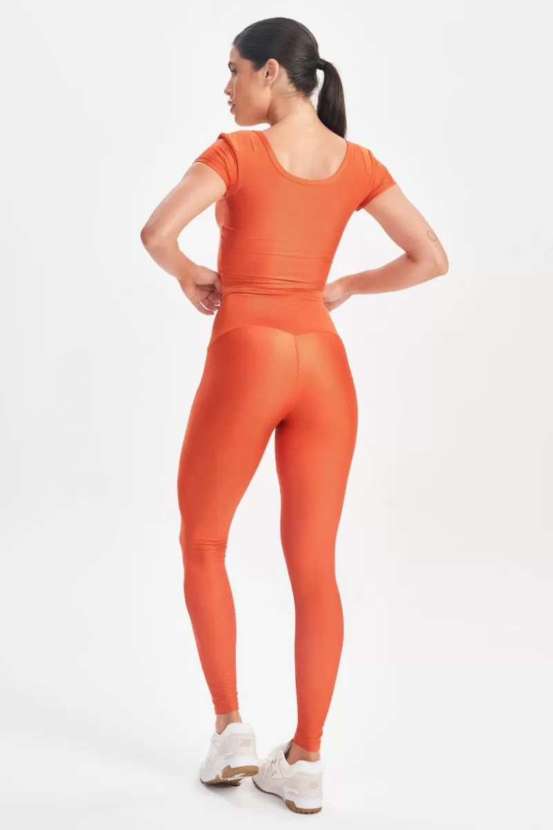 Lets Gym - Retro Glam Paprika Leggings - 2713PP Lets Gym - Retro Glam Paprika Leggings - 2713PP