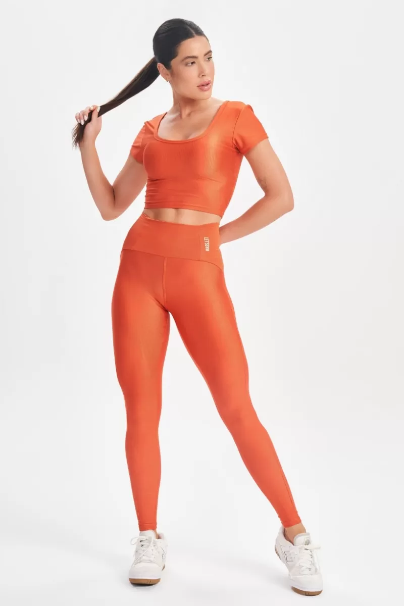 Lets Gym - Retro Glam Paprika Leggings - 2713PP Lets Gym - Retro Glam Paprika Leggings - 2713PP
