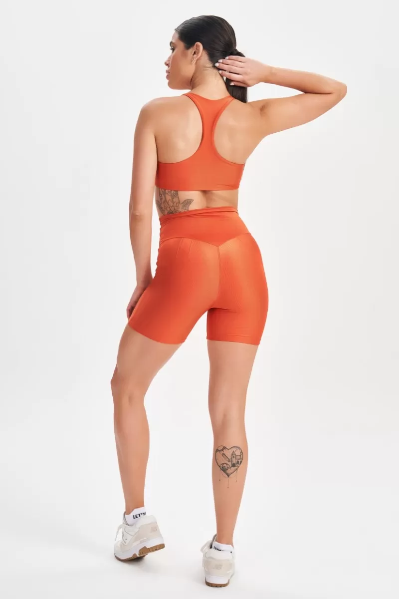 Lets Gym - Retro Glam Paprika Shorts - 2714PP Lets Gym - Retro Glam Paprika Shorts - 2714PP