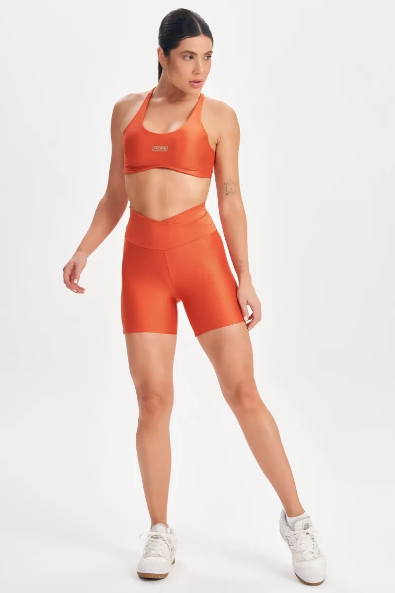 Lets Gym - Retro Glam Paprika Shorts - 2714PP Lets Gym - Retro Glam Paprika Shorts - 2714PP
