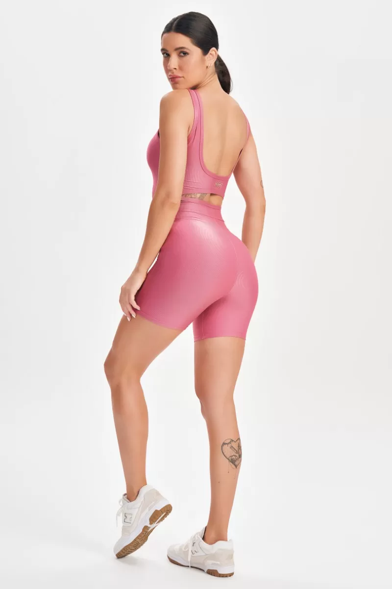 Lets Gym - Vintage Pink Retro Glam Romper - 2716ROV Lets Gym - Vintage Pink Retro Glam Romper - 2716ROV