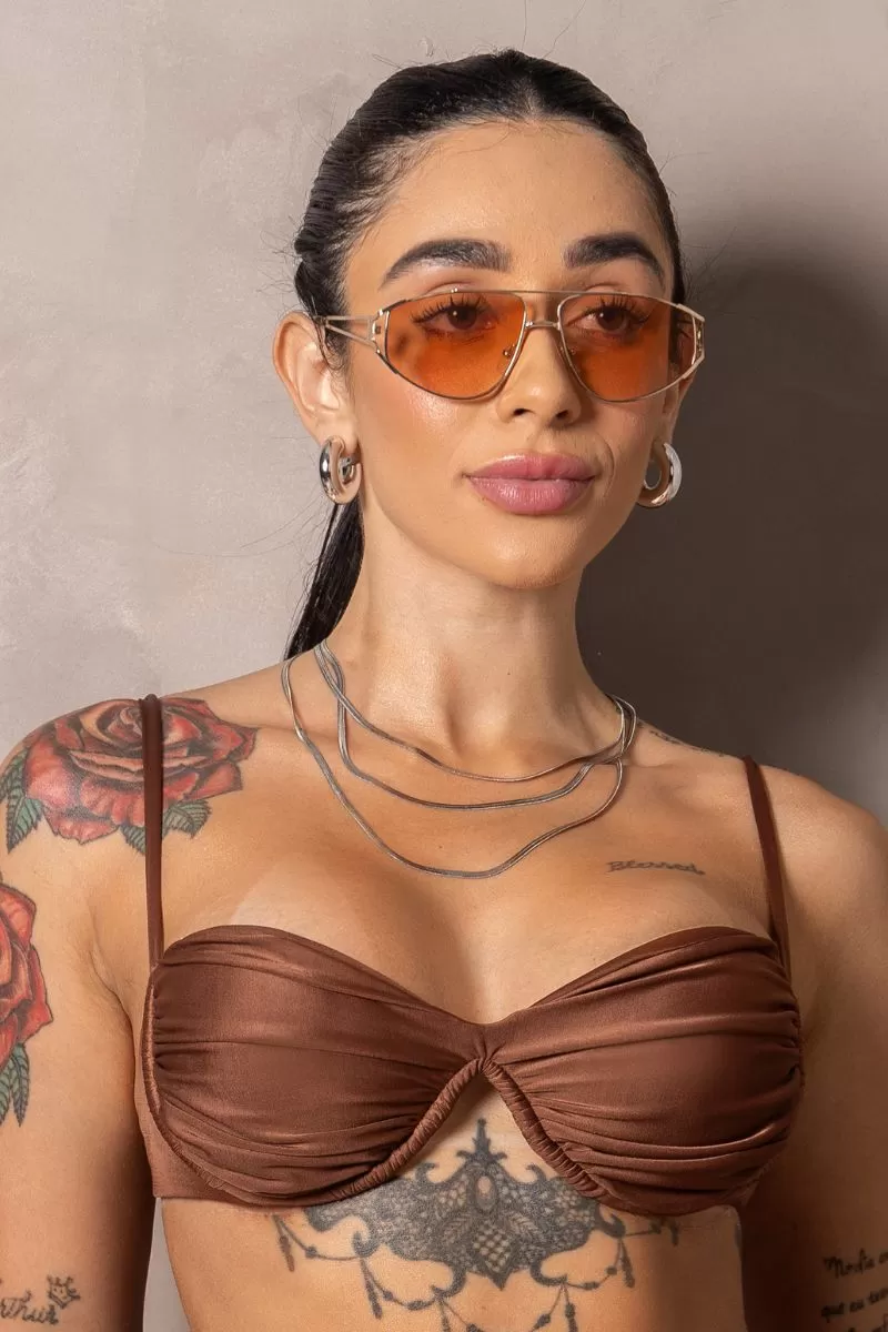 Hipkini - Stunning Brown Bikini Top - 33330890 Hipkini - Stunning Brown Bikini Top - 33330890