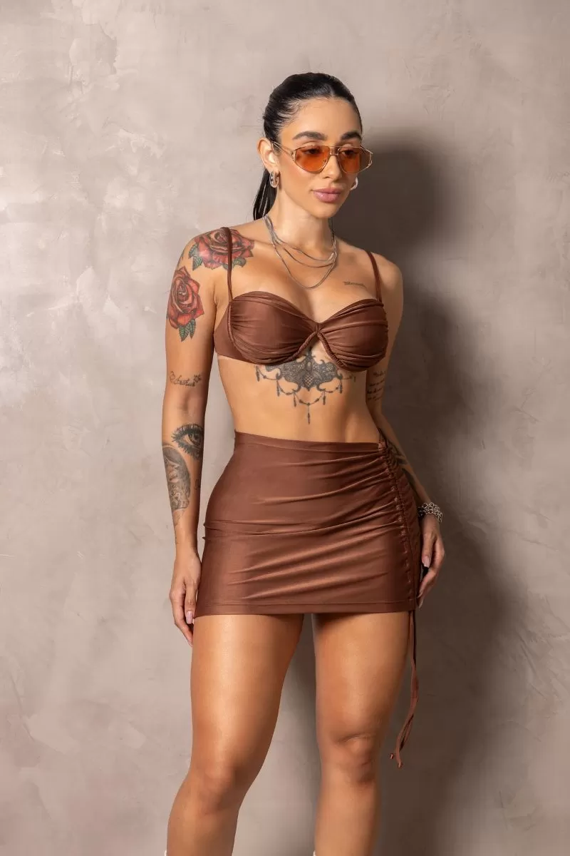 Hipkini - Stunning Brown Bikini Top - 33330890 Hipkini - Stunning Brown Bikini Top - 33330890