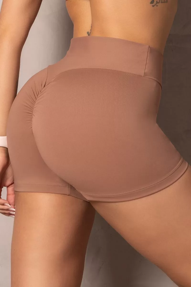 Hipkini - Stunning Caramel Shorts with Silk - 33330885