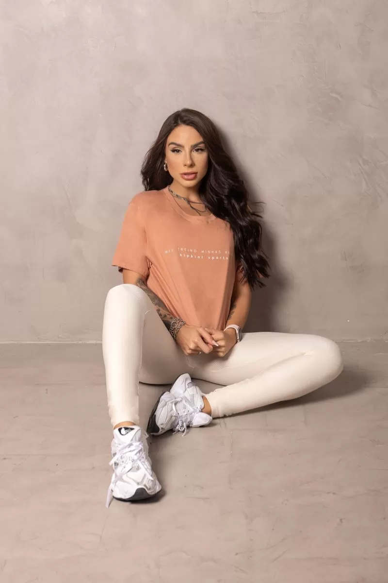 Hipkini - Stunning Caramel cropped with silk - 33330886