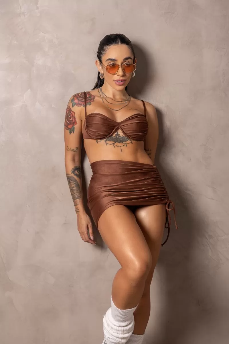 Hipkini - Stunning Brown Beach Skirt - 33330892