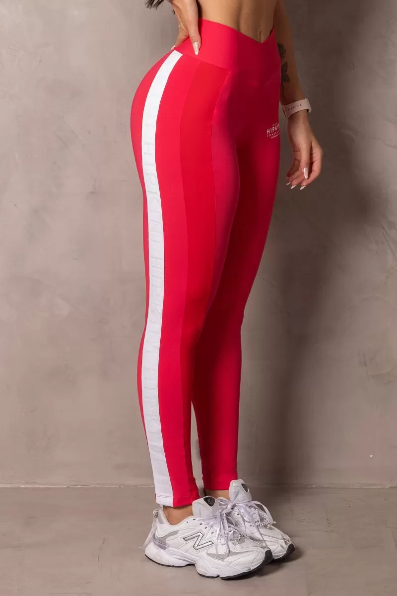Hipkini - Stunning Magenta Side Stripe Leggings - 33330897