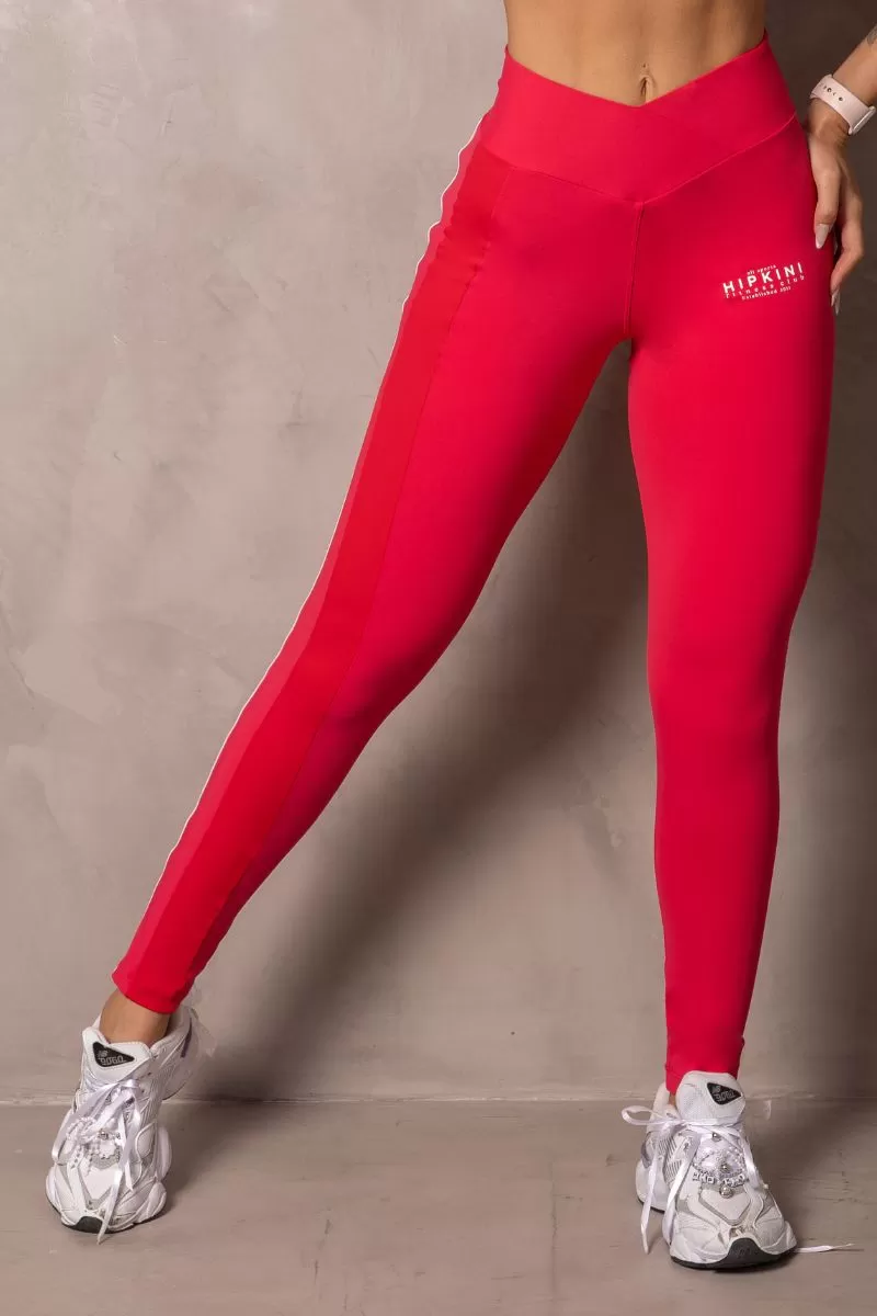 Hipkini - Stunning Magenta Side Stripe Leggings - 33330897