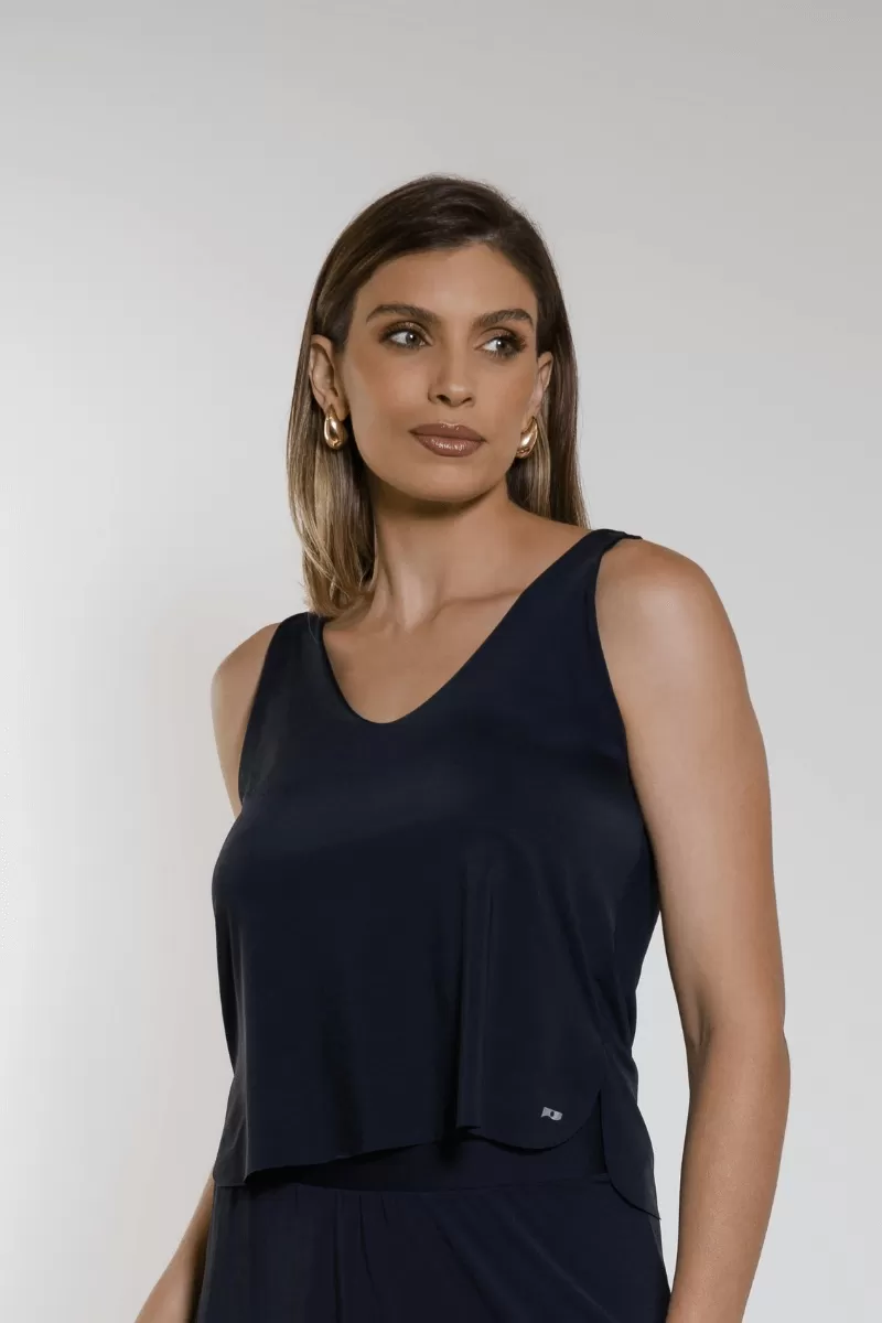 Trilha Verão - Regina UV Cropped Tank Shirt - R0500
