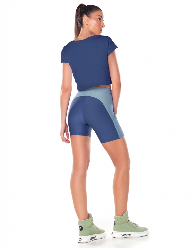 Vestem - Short Sleeve Dry Fit Amber Blue Jeans Shirt - BMC625.ESS.C0257 Vestem - Short Sleeve Dry Fit Amber Blue Jeans Shirt - BMC625.ESS.C0257