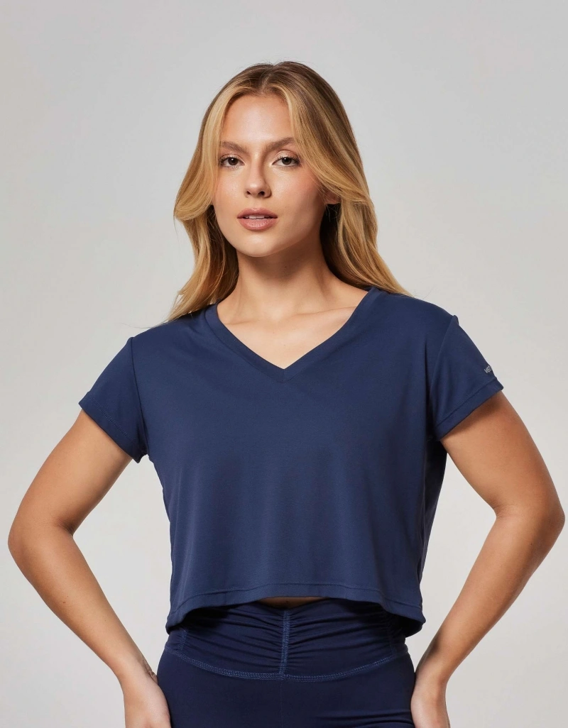 Vestem - Dry Fit Short Sleeve Shirt Amber Dark Navy - BMC625.ESS.C0173