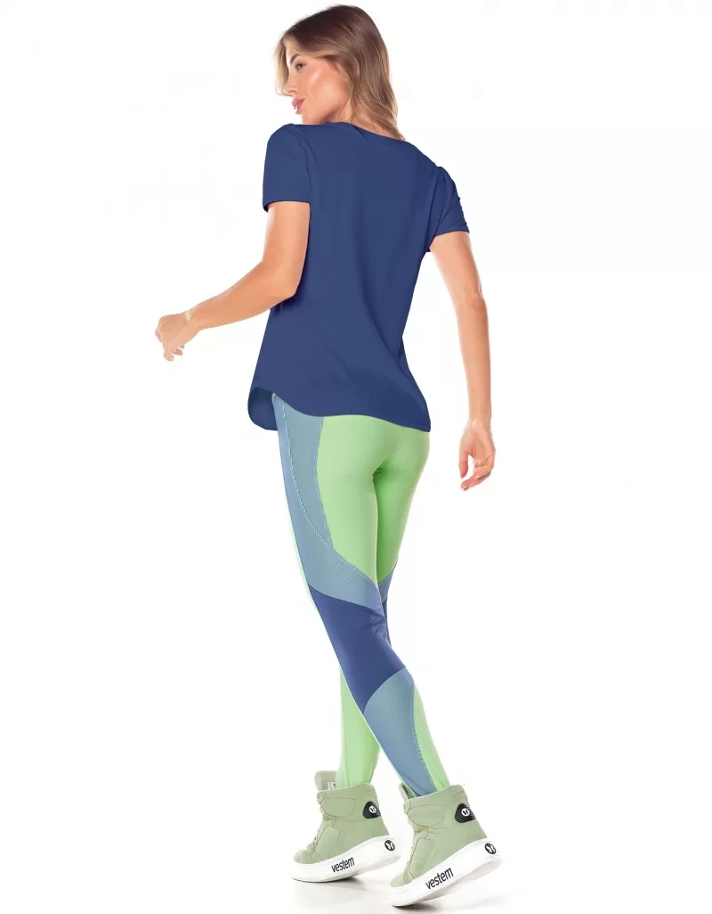 Vestem - Zadar Short Sleeve Dry Fit Shirt in Jeans Blue - BMC654.ESS.C0257