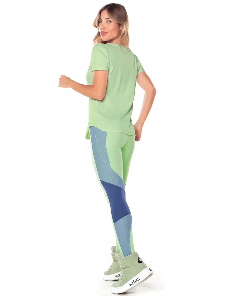 Vestem - Zadar Dry Fit Short Sleeve Shirt Mint Green - BMC654.ESS.C0280