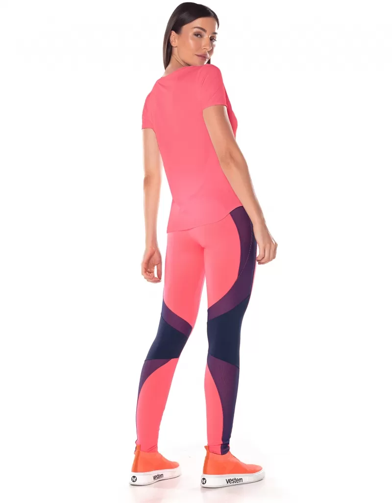 Vestem - Zadar Short Sleeve Dry Fit Shirt Pink Electra - BMC654.ESS.C0428