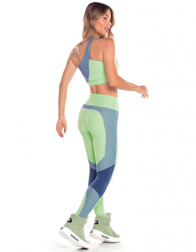 Vestem - Mint Green Mare Cutout Leggings - FS1025.V25.C0280 Vestem - Mint Green Mare Cutout Leggings - FS1025.V25.C0280