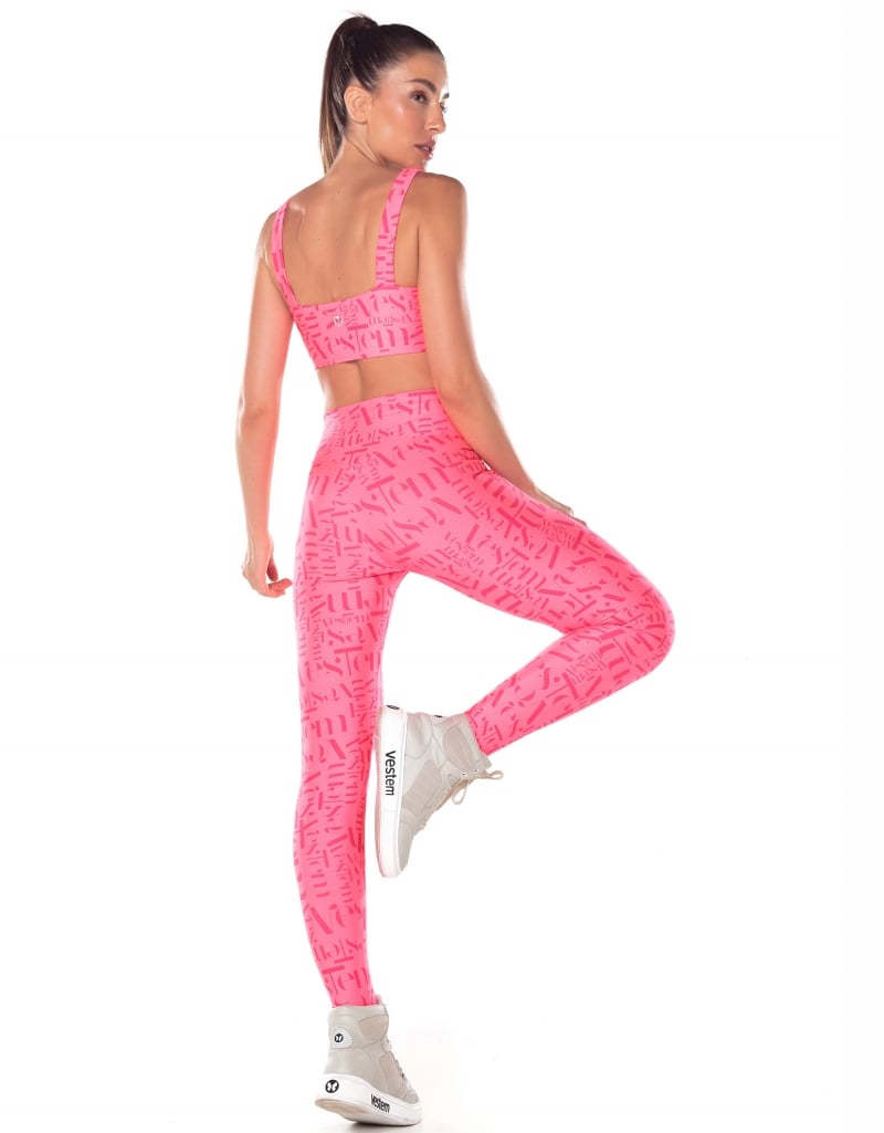 Vestem - Myst Vestem Pink leggings - FS1372.ESS.E1277.V25 Vestem - Myst Vestem Pink leggings - FS1372.ESS.E1277.V25