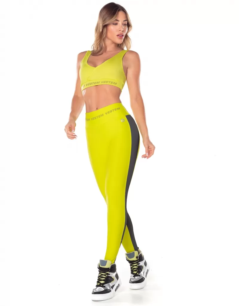 Vestem - Leggings with Rush Carambola cutouts - FS1439.V25.C0471