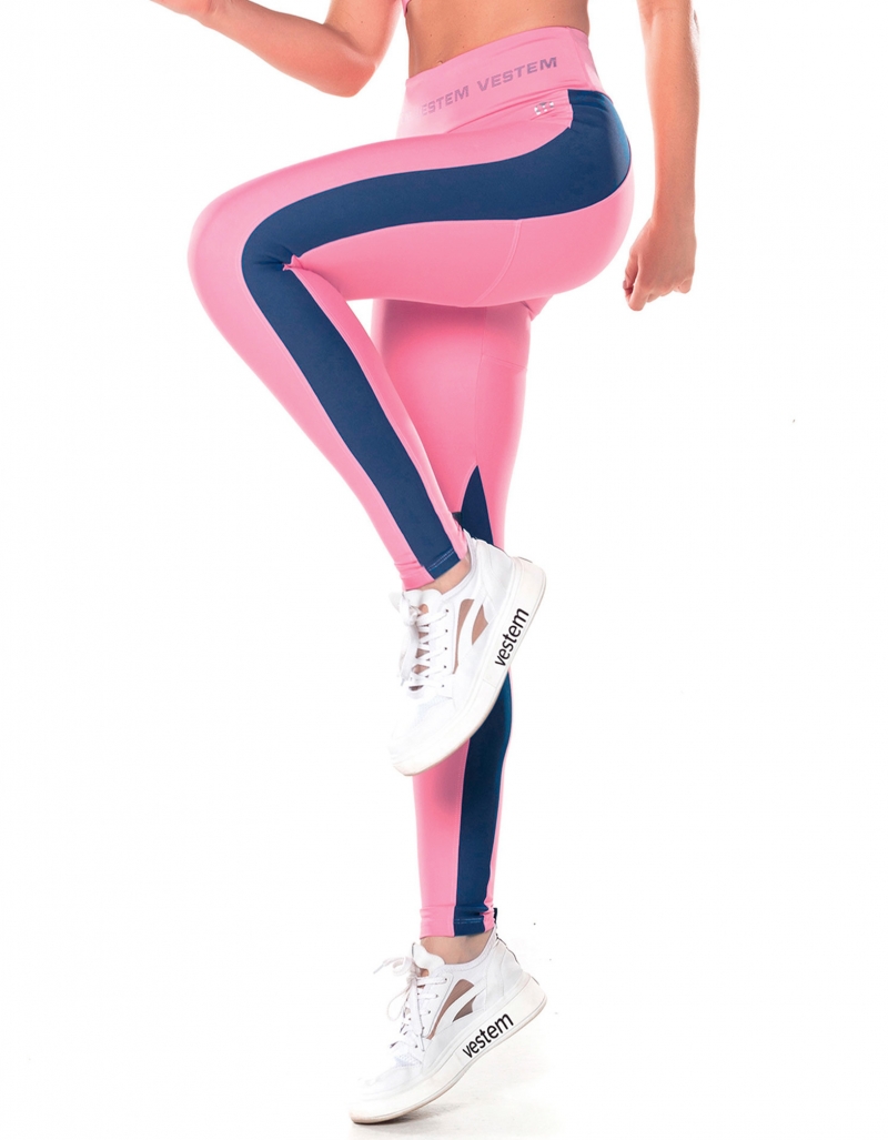 Vestem - Rush Pink Milkshake Cutout Leggings - FS1439.V25.C0468