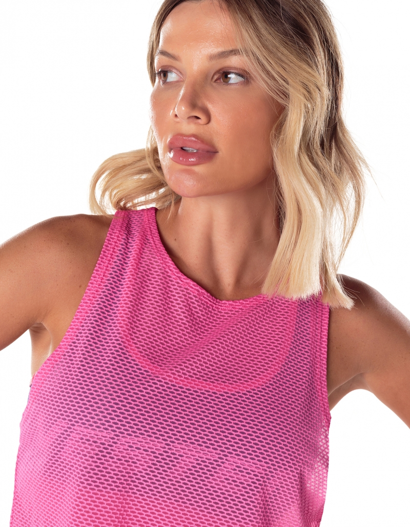 Vestem - Tank Shirt Cropped Breeze Pink Bubblegum - REG774.V25.C0505