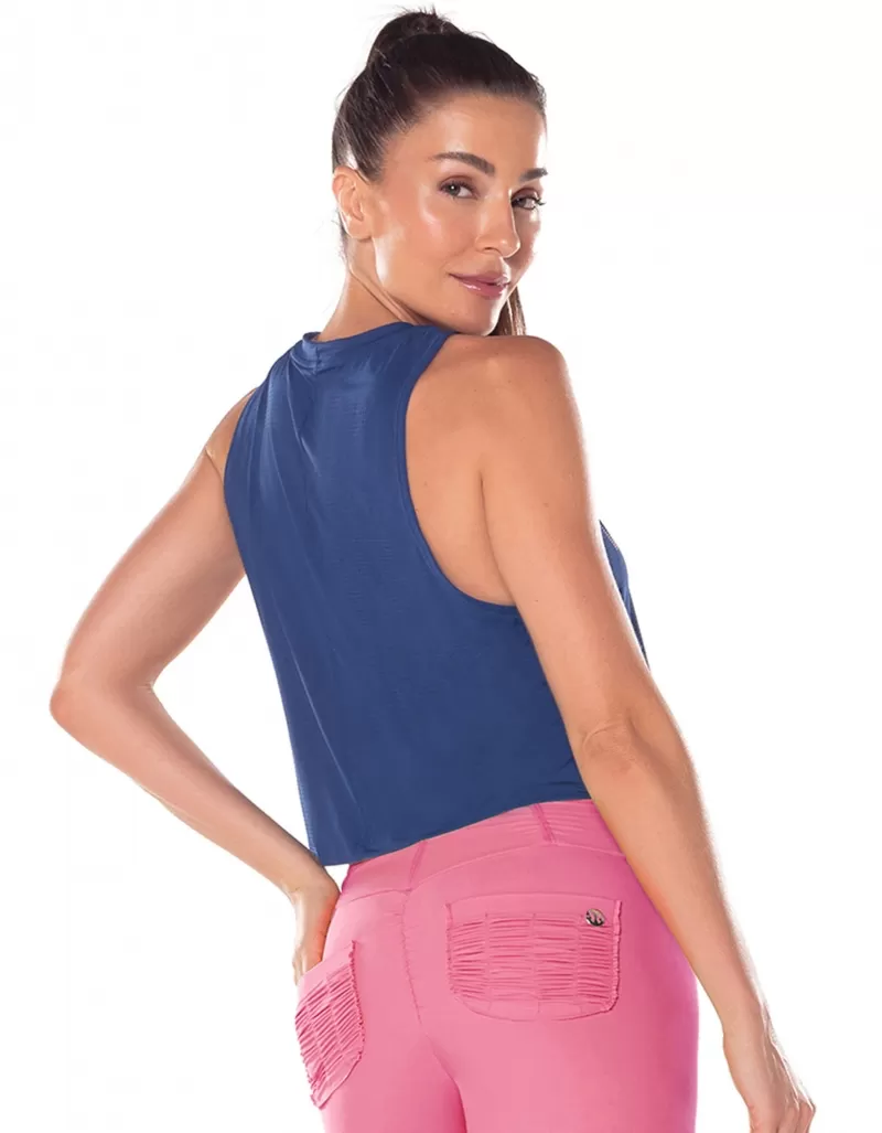 Vestem - Tank Shirt Dry Fit Rush Blue Jeans - REG776.V25.C0257