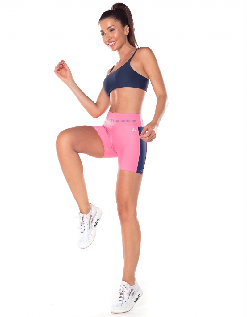 Vestem - Rush Pink Milkshake Cutout Shorts - SH631.V25.C0468 Vestem - Rush Pink Milkshake Cutout Shorts - SH631.V25.C0468