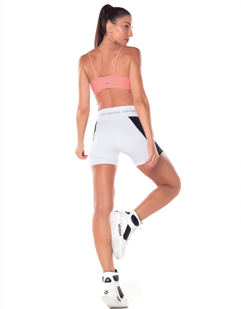 Vestem - Rush White Cutout Shorts - SH631.V25.C0001 Vestem - Rush White Cutout Shorts - SH631.V25.C0001