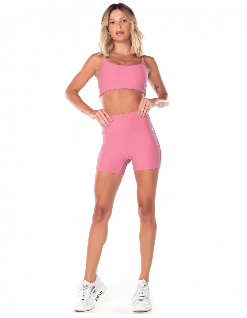 Vestem - Pink and Lavender Fitted Thin Strap Top - TOP1083.V25.C0456 Vestem - Pink and Lavender Fitted Thin Strap Top - TOP1083.V25.C0456
