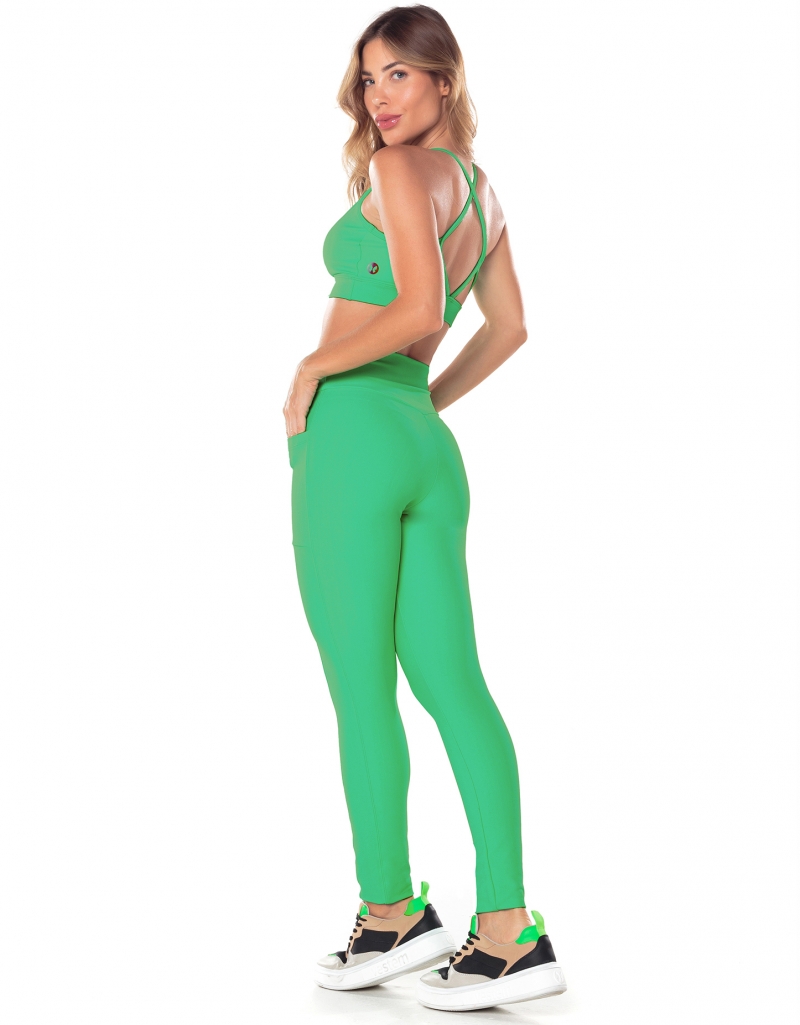 Vestem - Aria Green Twist Cross Back Top - TOP1088.V25.C0449 Vestem - Aria Green Twist Cross Back Top - TOP1088.V25.C0449