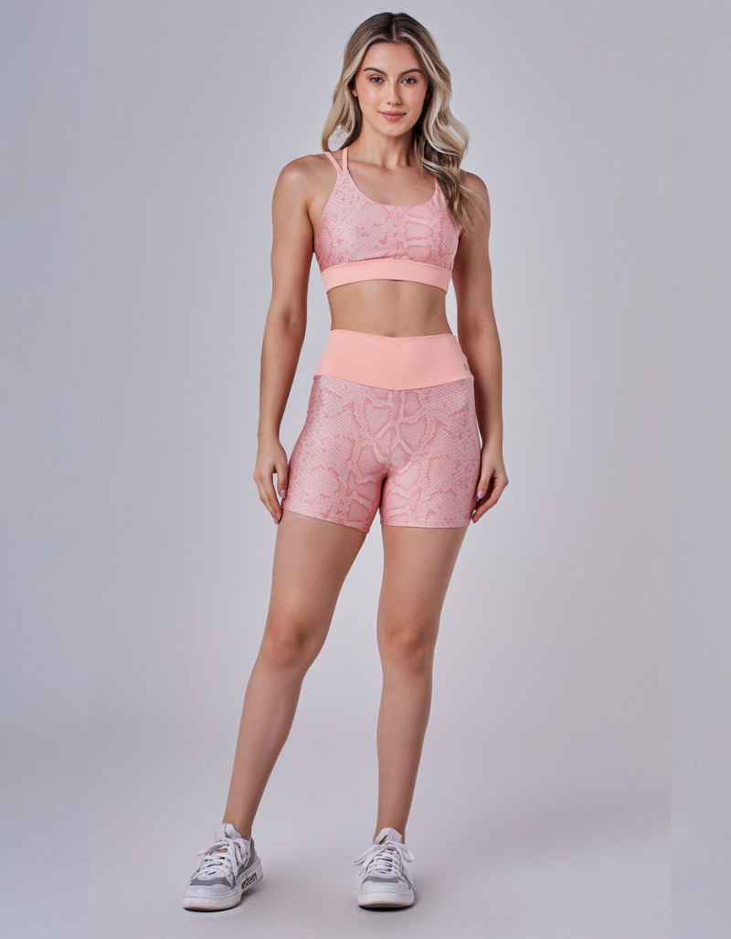 Vestem - Sports bra and shorts set Licabeto Cobra Coralina - CJ177.CP.E1335 Vestem - Sports bra and shorts set Licabeto Cobra Coralina - CJ177.CP.E1335
